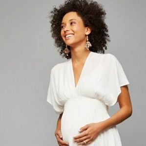 Ella Moss Gauze Maternity Maxi Dress